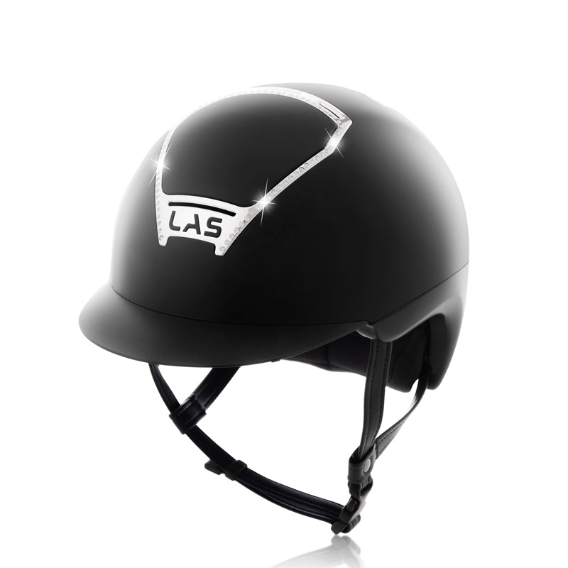 LAS Helmet Opera Metal Crystal Front with Large Visor