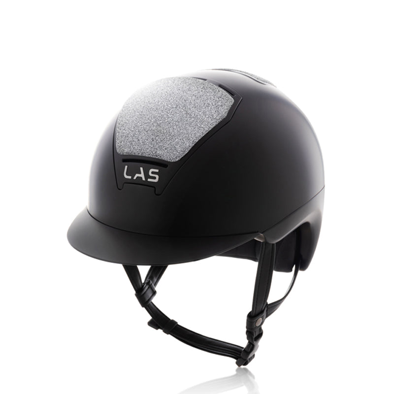 LAS Helmet Opera Crystal Black with Large Visor