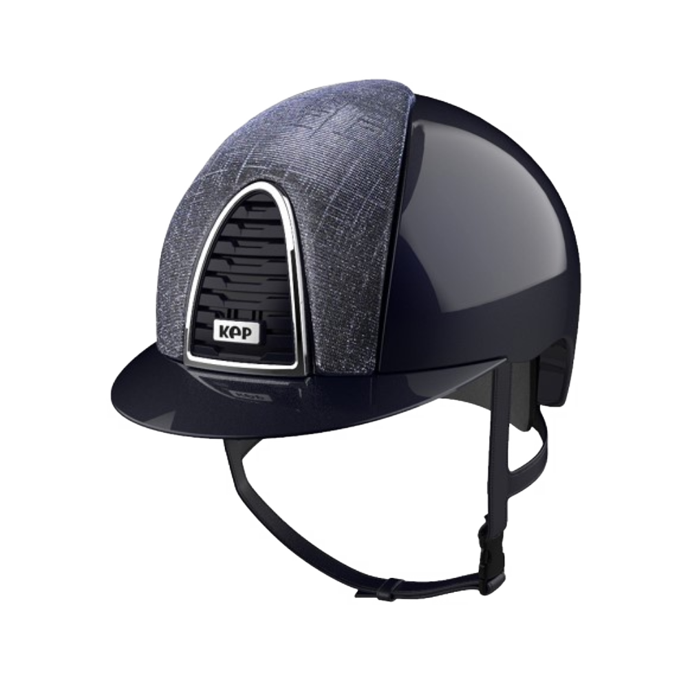 Riding Helmet Cromo 2.0 Shine Blue - Galassia Front by KEP