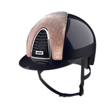 Riding Helmet Cromo 2.0 Shine Blue - Pink Galassia Front by KEP