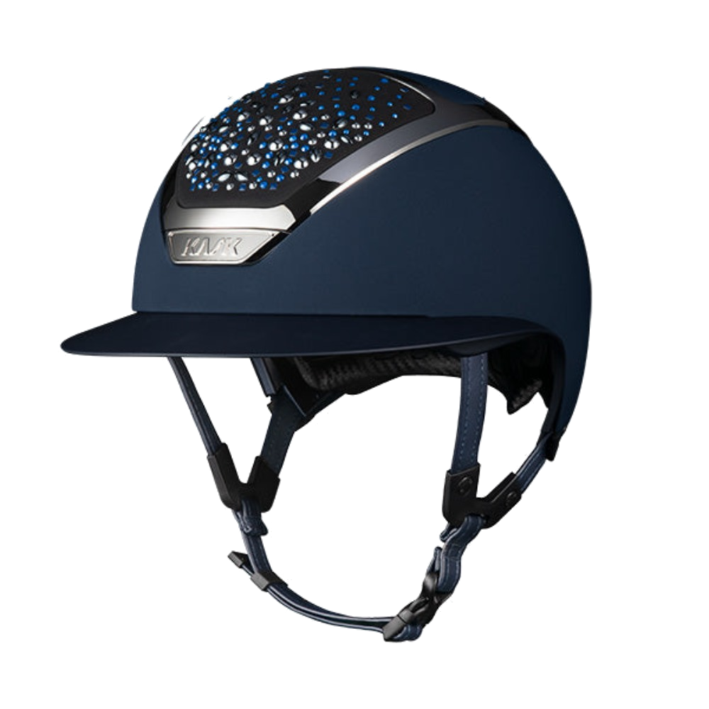 Pearls Star Lady Chrome Riding Helmet by KASK