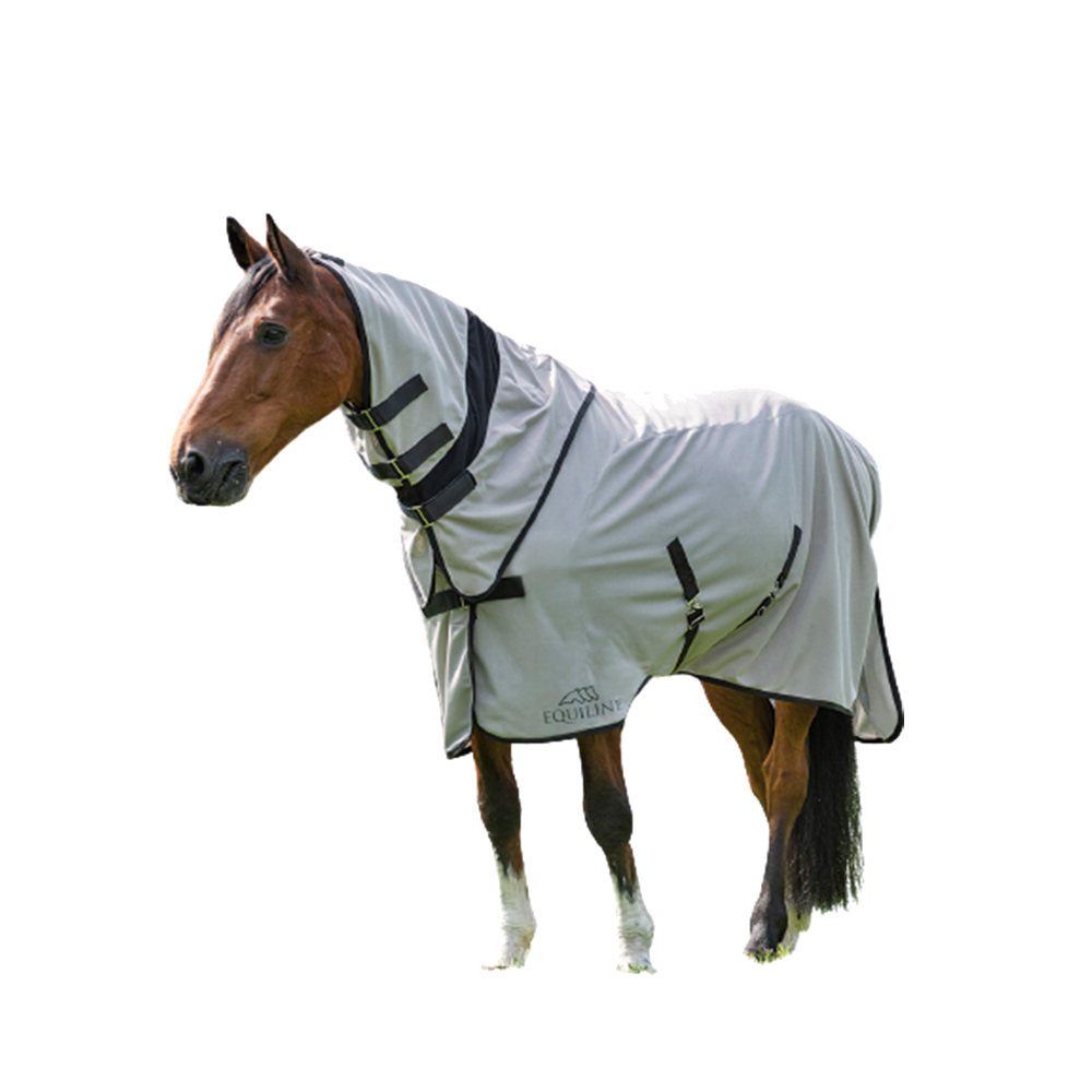 Paddock Net Rug with Neck Cover LEMONFLY by Equiline