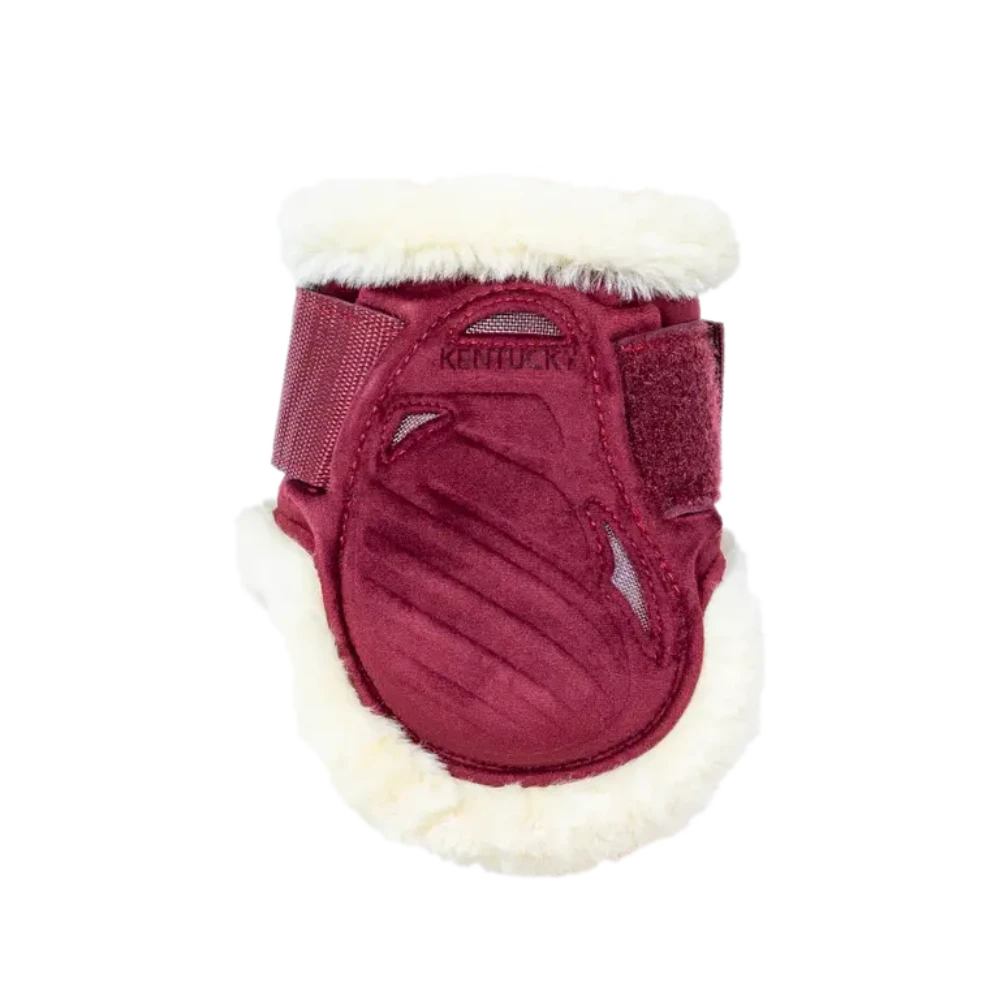 Vegan Sheepskin Young Horse Fetlock Boots Velvet by Kentucky