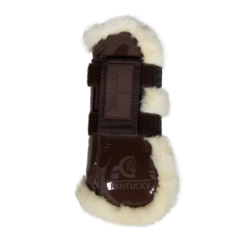 Vegan Sheepskin Tendon Boots Velcro by Kentucky