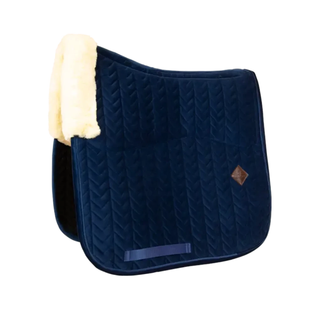 Skin Friendly Saddle Pad Velvet Dressage by Kentucky