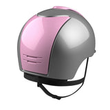 Riding Helmet Cromo 2.0 XC Polish Light Grey & Pink by KEP