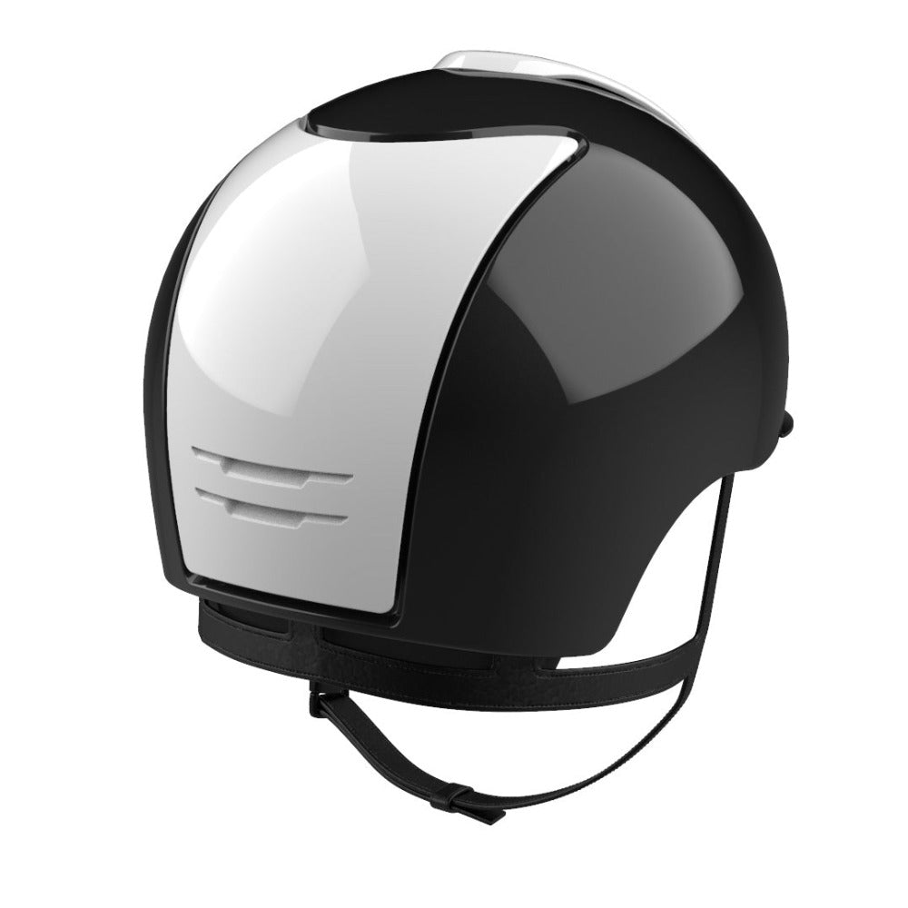 Riding Helmet Cromo 2.0 XC Polish Black & White by KEP