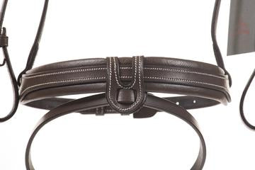 Bridle with anatomical headpiece and convex noseband by Limo Bits